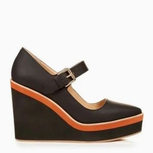 $775 Max Mara Carmine Wedge Heels 39